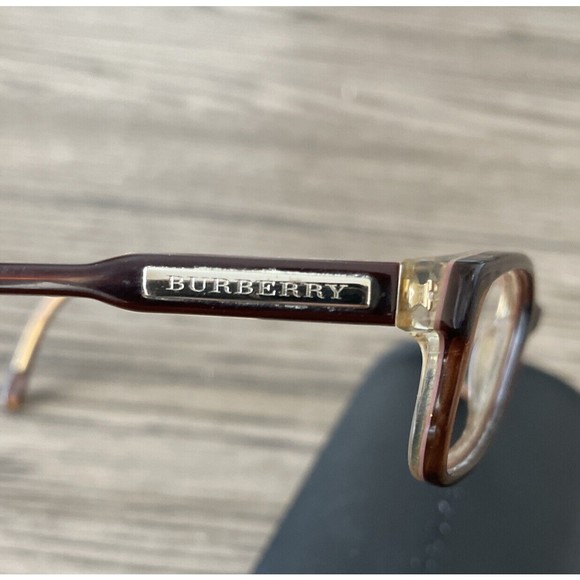 Burberry B2004 3023 52/16 140 Italy Designer Eyeglass Frames Glasses With Case - Picture 3 of 9